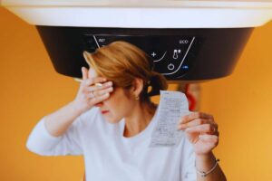 bollette e trucco per lo scaldabagno