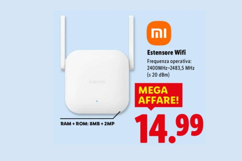 estensore wi-fi lidl