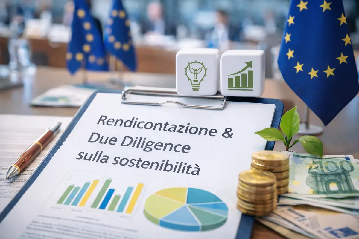 esempio grafico di rendicontazione