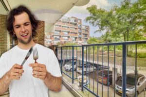 trucco piccioni balcone