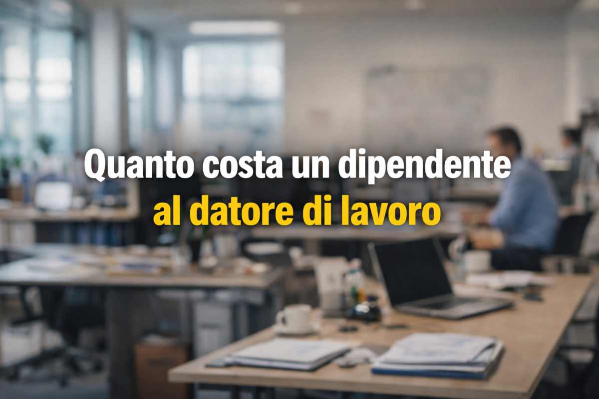 quanto costa un dipendente al datore di lavoro