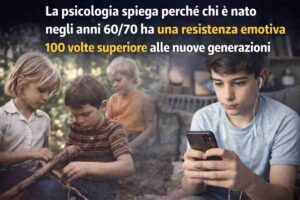 nuove e vecchie generazioni differenze