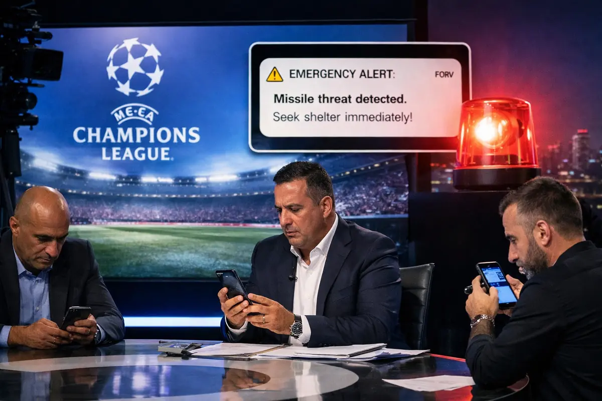 Allarme missili in Qatar durante la trasmissione sportiva