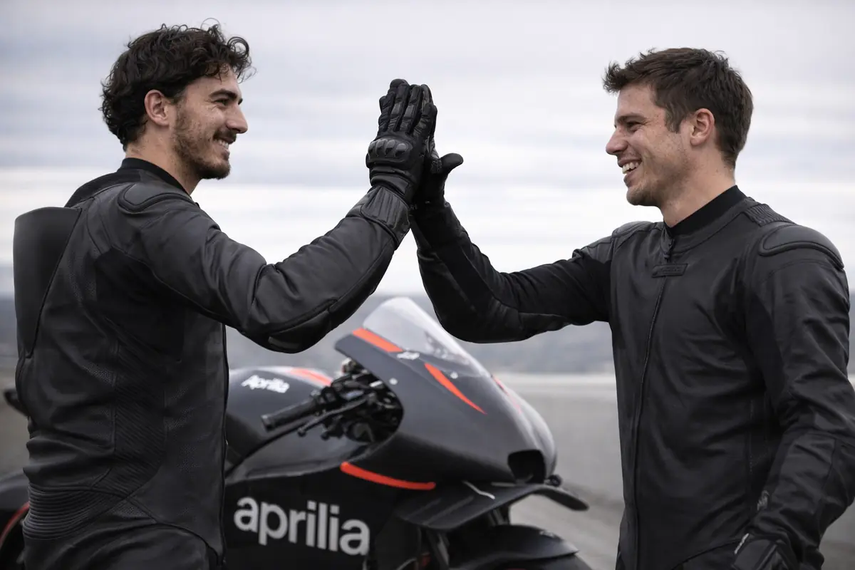 Bagnaia e Mir insieme all'Aprilia 2027