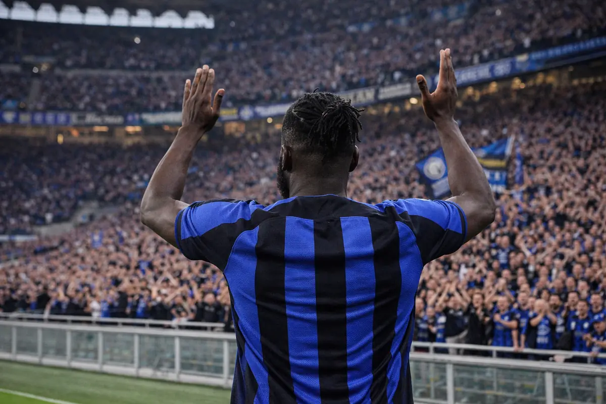 Nuovo acquisto dell'Inter accolto dai tifosi a San Siro