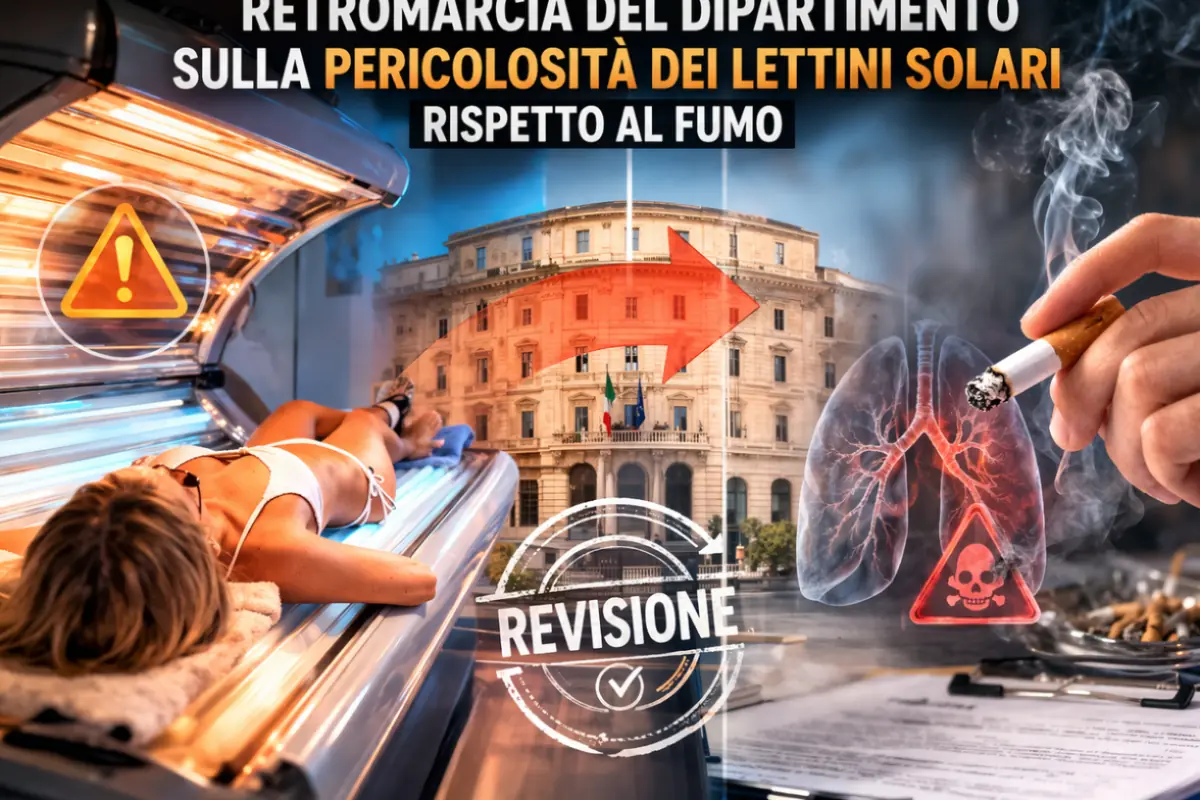 Confronto tra lettini solari e fumo di sigaretta con revisione dei rischi per la salute