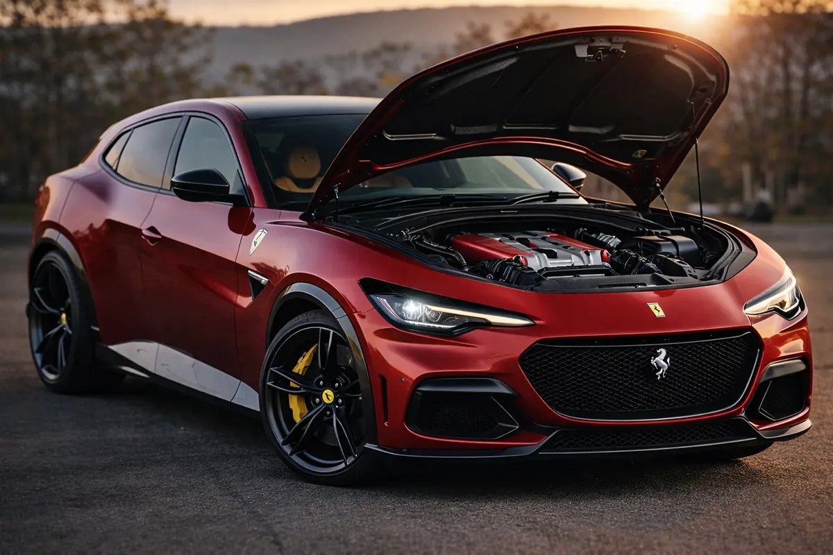 prototipo realistico nuova Ferrari Purosanguepurosangue