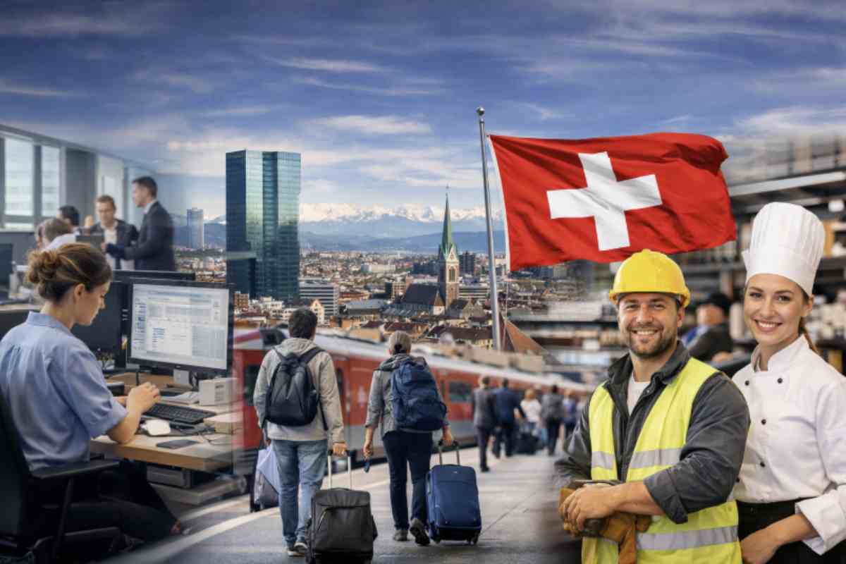 La Svizzera torna al centro dell’attenzione per chi cerca un lavoro stabile e ben retribuito senza allontanarsi troppo dall’Italia