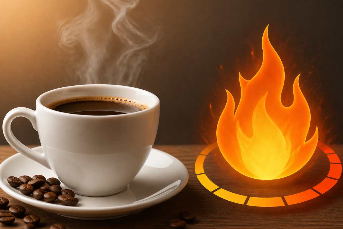 Fuoco caffè