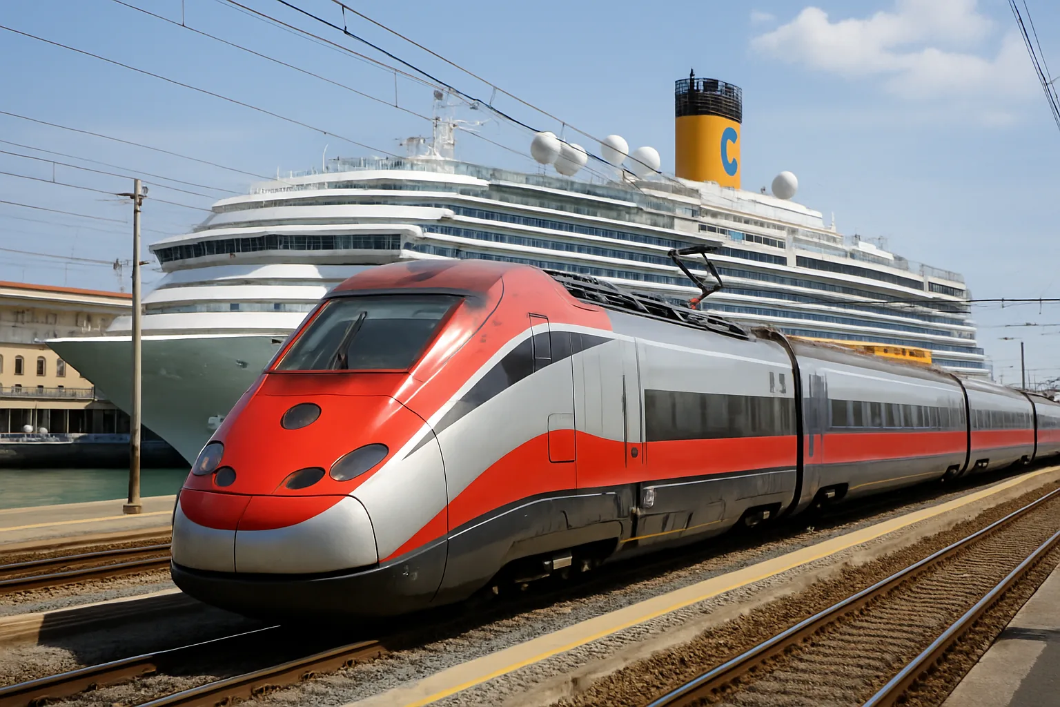 Trenitalia e Costa Crociere: il patto per la mobilità intermodale treno-crociera